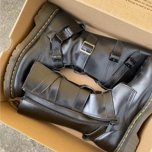 Rare Doc Martens Blake Tall Black Combat Boots